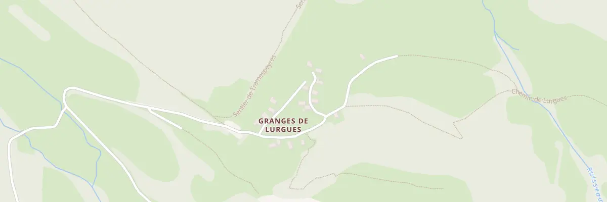 Plan de Lurgue à Aulon