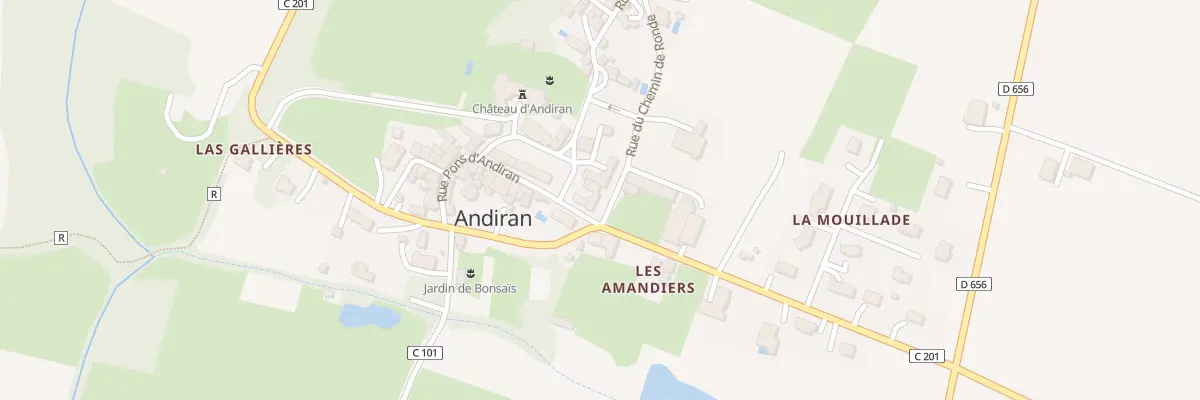 Plan du 1 Rue du chemin de Ronde à Andiran