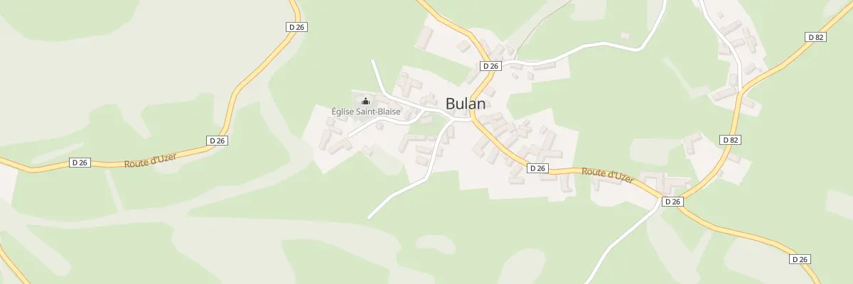 Plan du 5018 Le Village à Bulan