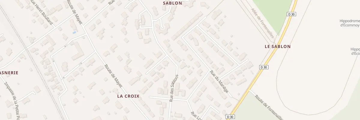 Plan du 20 Rue des Sablons à Écommoy