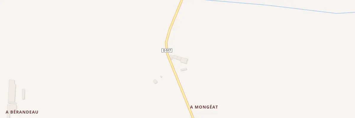 Plan du 5006 A Mongeat à Aux-Aussat