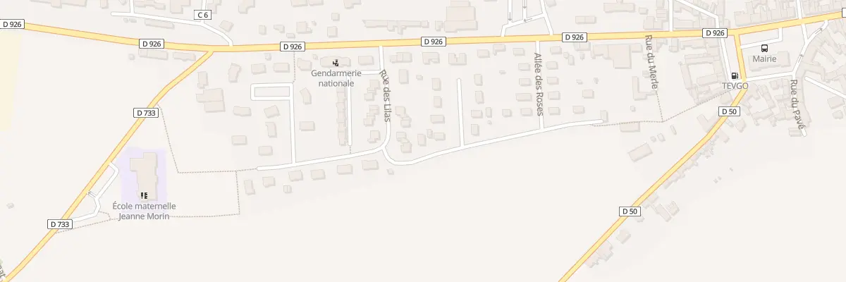 Plan du 8 Rue de la Caliboche à Merlerault-le-Pin