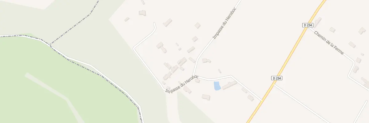 Plan du 23 Imp du Héroboc à Sainneville