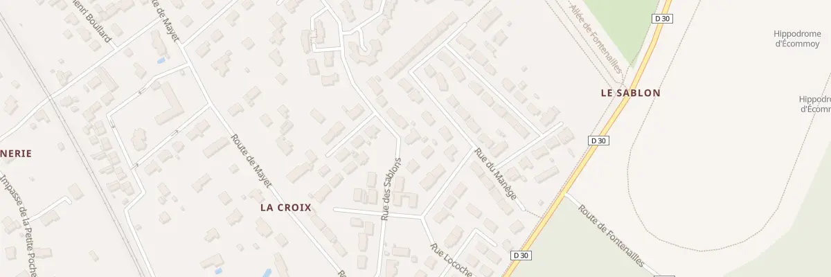 Plan du 18 Rue des Sablons à Écommoy