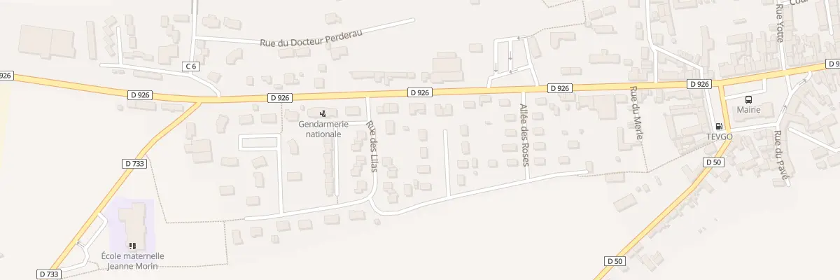 Plan du 8 All des Hortensias à Merlerault-le-Pin