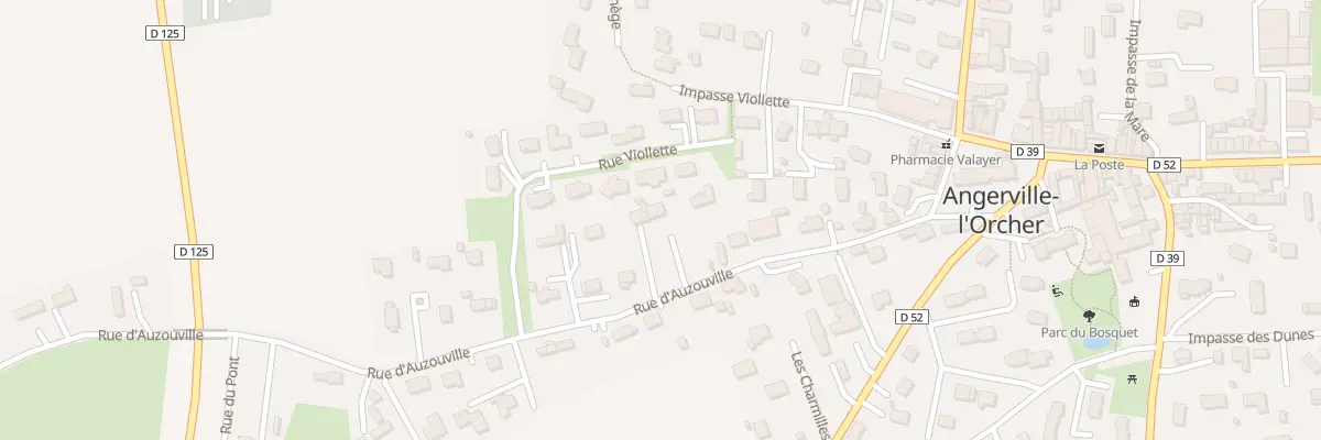 Plan du 16 Rue d’Auzouville à Angerville-l’Orcher