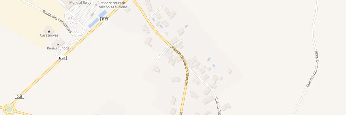Plan du 17 Av Maison Blanche à Villebois-Lavalette