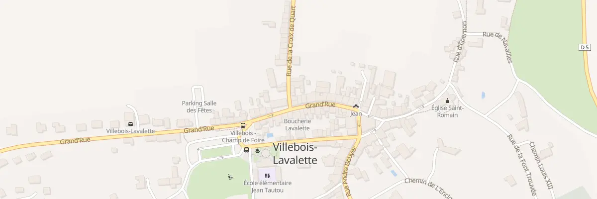 Plan du 26 Gr Grand Rue à Villebois-Lavalette