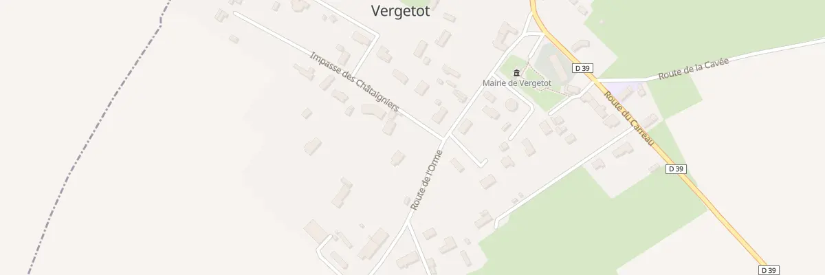 Plan du 1B Imp des Châtaigniers à Vergetot
