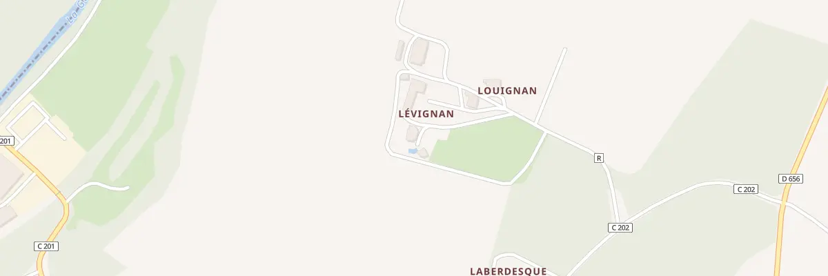 Plan du 5083 Levignan à Andiran