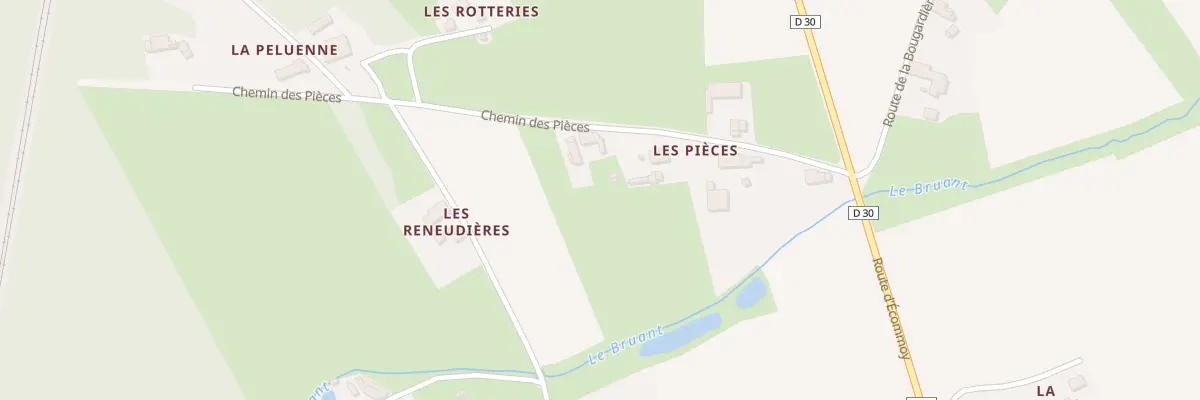 Plan du 7B Che des Pieces à Mayet