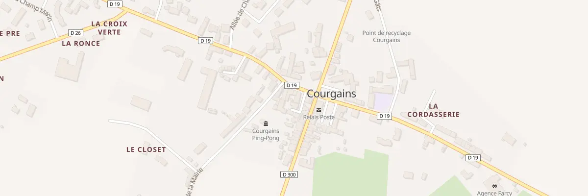 Plan du 3 Rue de Chateau Girard à Courgains