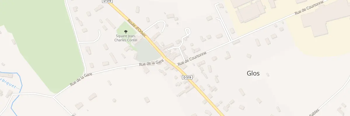 Plan du 65 Rte d’Orbec à Glos