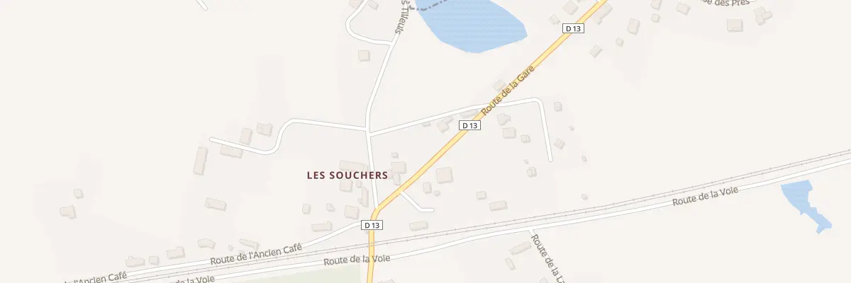 Plan du 165 Rte de la Gare à Beaupouyet