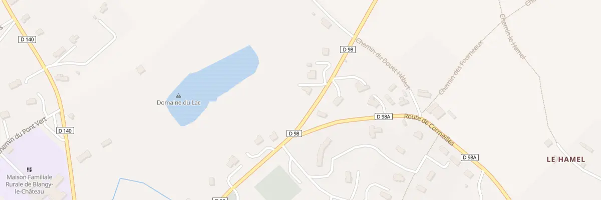 Plan du 1 Rte de Bonneville à Blangy-le-Château