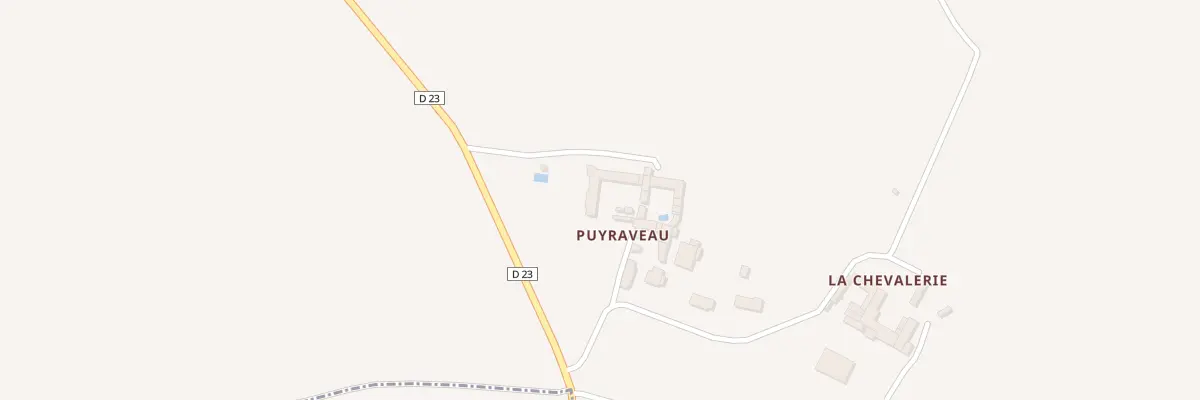 Plan du 3 Puyraveau à Pouant