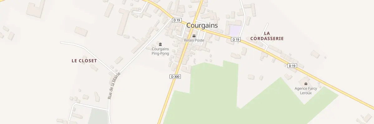 Plan du 15 Rue du Mans à Courgains