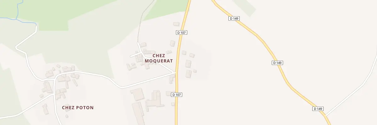Plan du 3 Chez Moquerat à Lizant