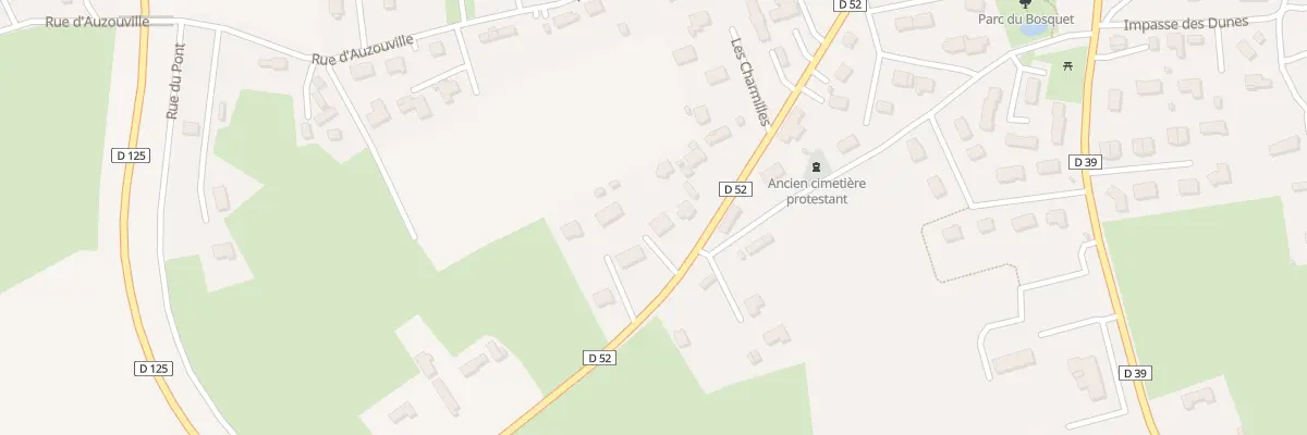 Plan du 28 Rue des Héllandes à Angerville-l’Orcher