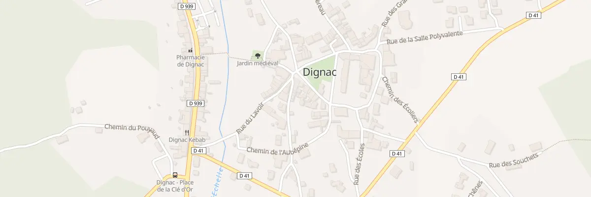 Plan du 5 Rue du Four à Dignac