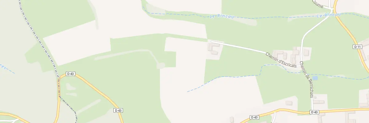 Plan du 1 Che Escricats à Mazerolles