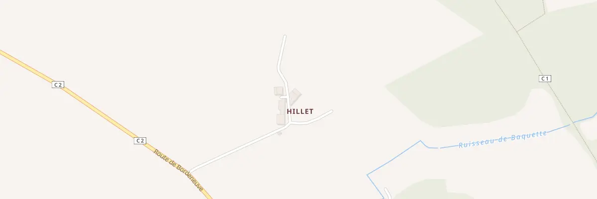 Plan du 5022 A Hillet à Mourède