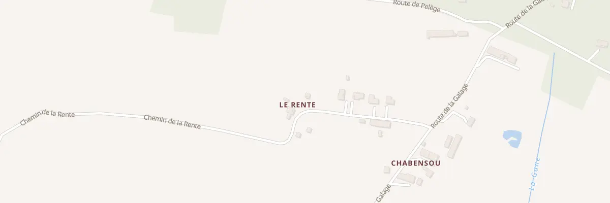 Plan du 755 Che de la Rente au Fleix
