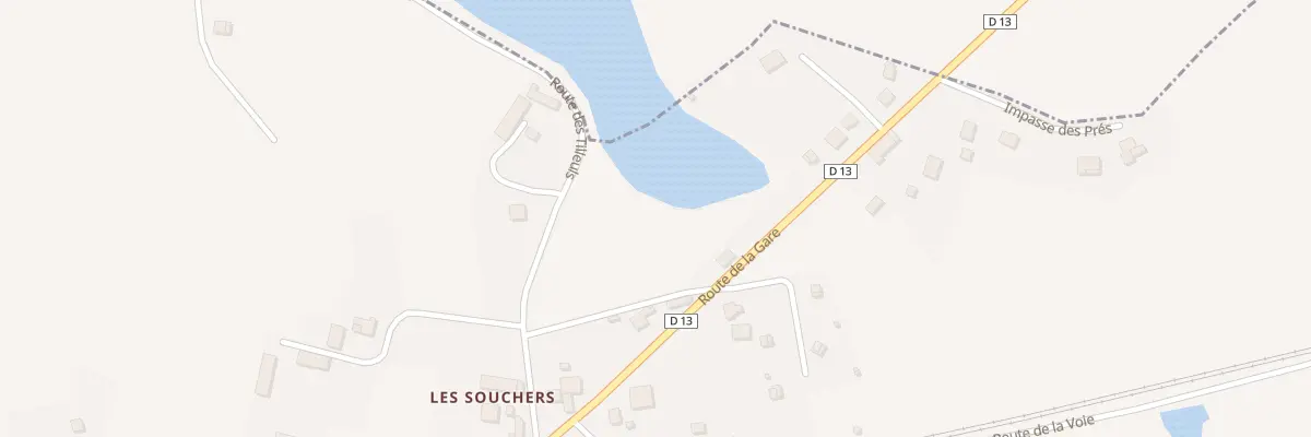 Plan du 55A Souchers Gare à Saint-Laurent-des-Hommes