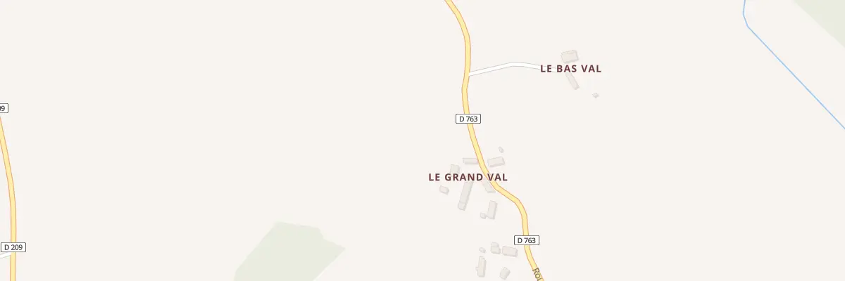 Plan du 866 Rte du Cruchet à Trémont