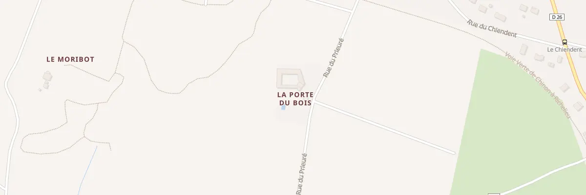 Plan du 13 Rue du Prieuré à Ligré