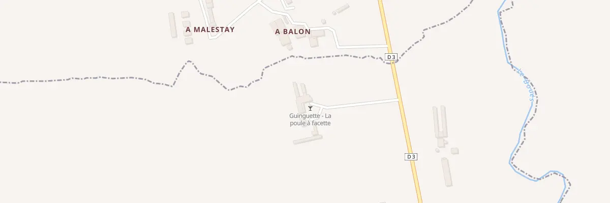 Plan du 3261 Rte de Tillac à Aux-Aussat