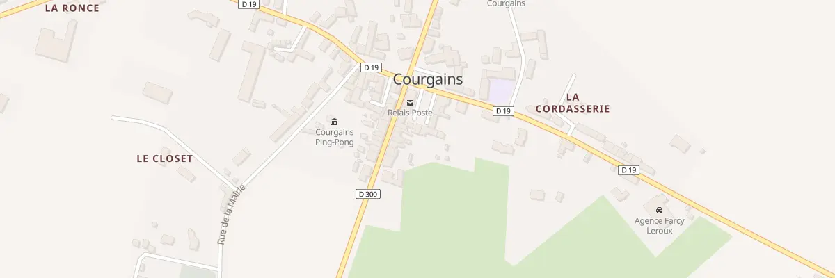 Plan du 7 Rue du Mans à Courgains