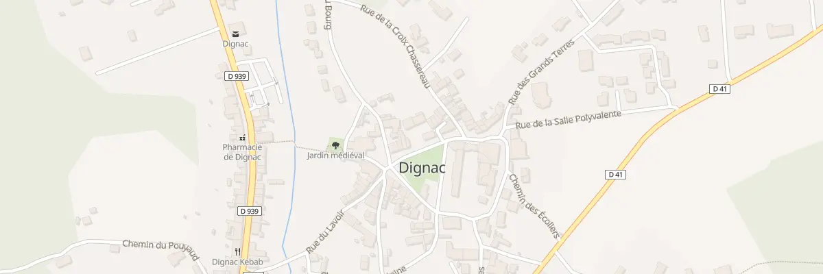 Plan du 19 Pl du Champ de Foire à Dignac