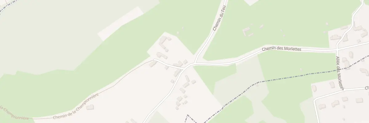 Plan du 936 Che des Morlettes à Savigné-l’Évêque