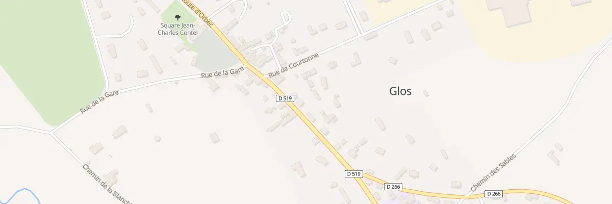 Plan du 69B Rte d’Orbec à Glos