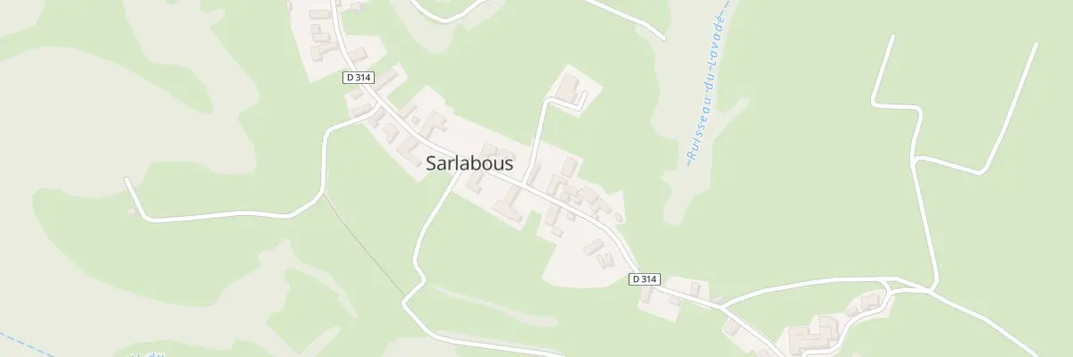 Plan du 5024 Village Est à Sarlabous