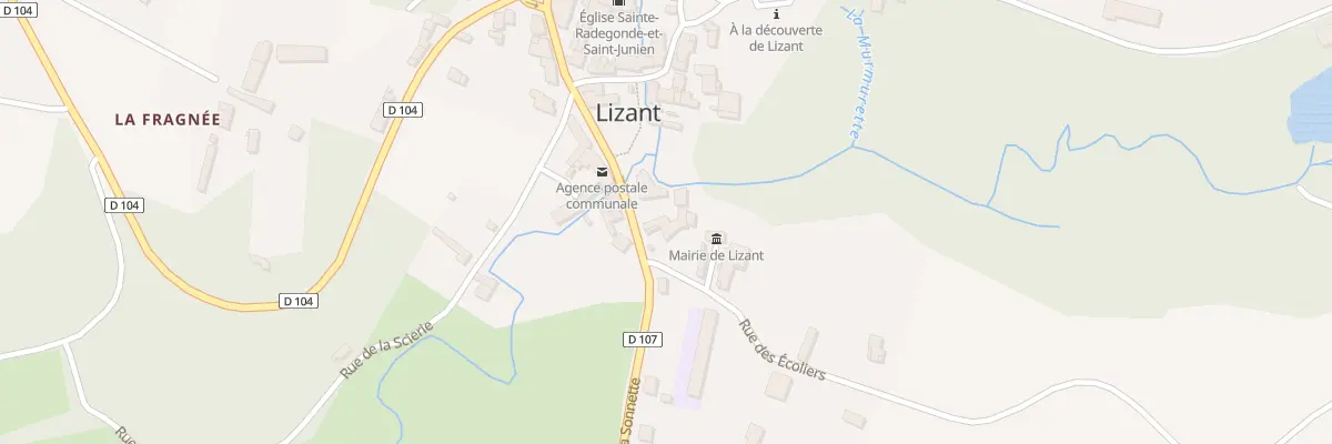 Plan du 9 Rue de la Sonnette à Lizant