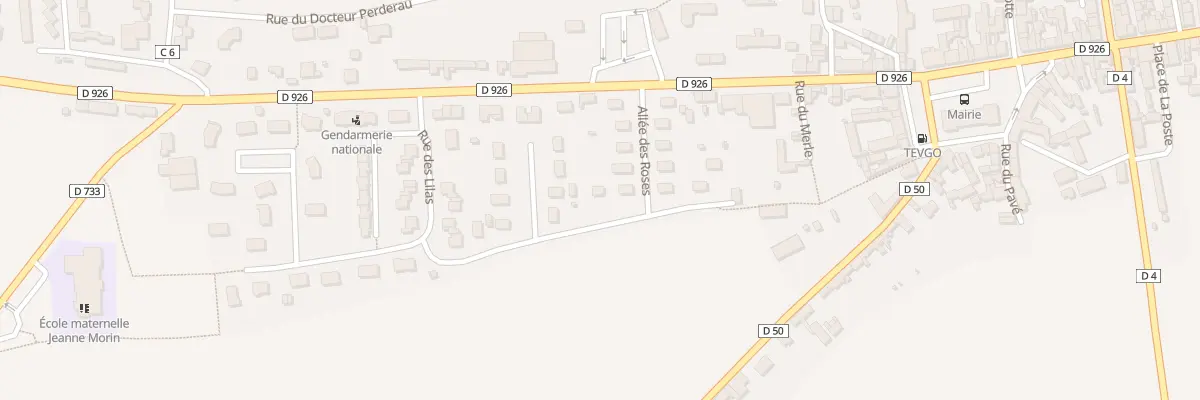 Plan du 6 Rue de la Caliboche à Merlerault-le-Pin