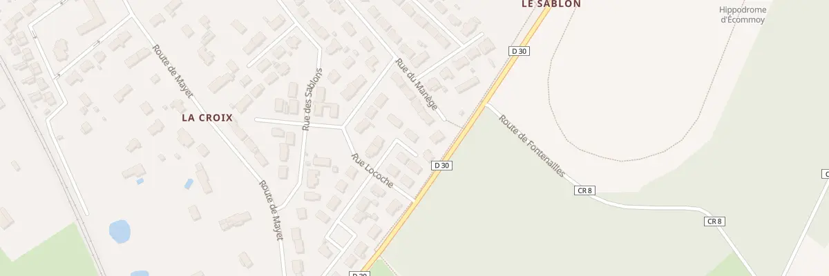 Plan du 7 Rue Maugrenouille à Écommoy