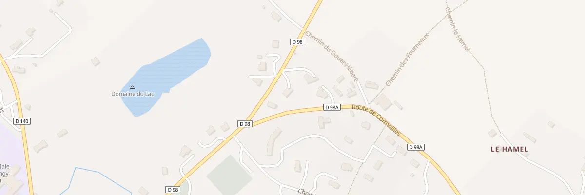 Plan du 2 Rte de Bonneville à Blangy-le-Château