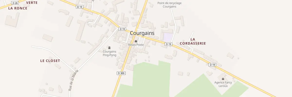 Plan du 3 Pl St Pierre à Courgains
