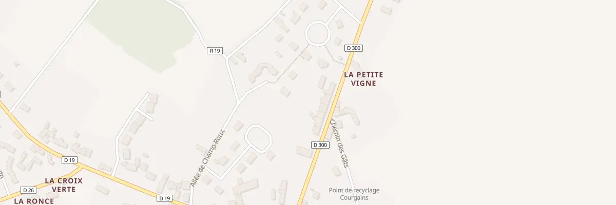 Plan du 15 Rue de Mamers à Courgains