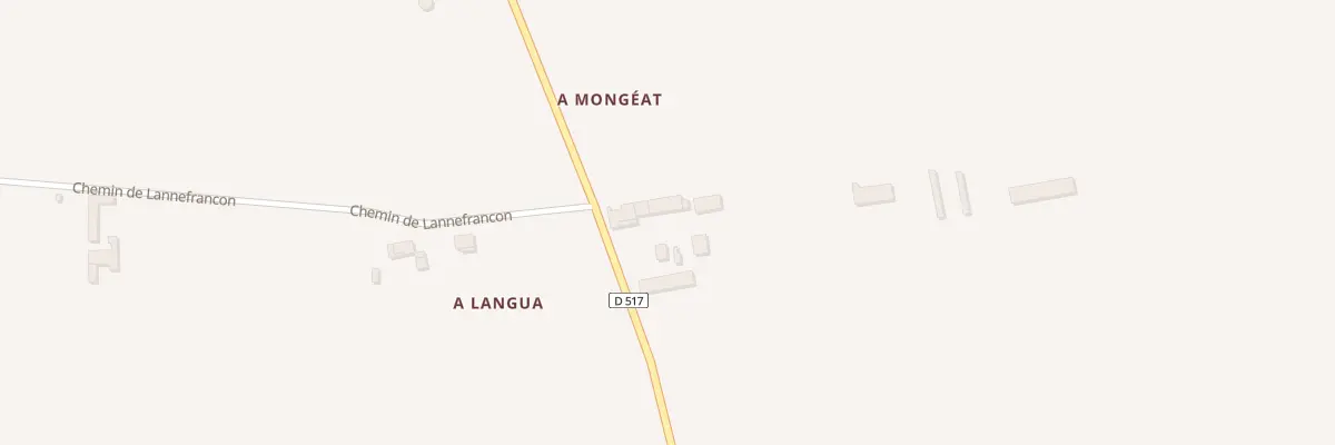 Plan du 5007 A Mongeat à Aux-Aussat