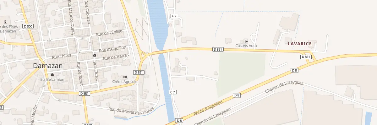 Plan du 5568 Rte d’Aiguillon à Damazan