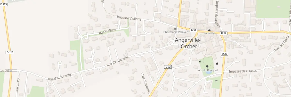 Plan du 6 Rue d’Auzouville à Angerville-l’Orcher