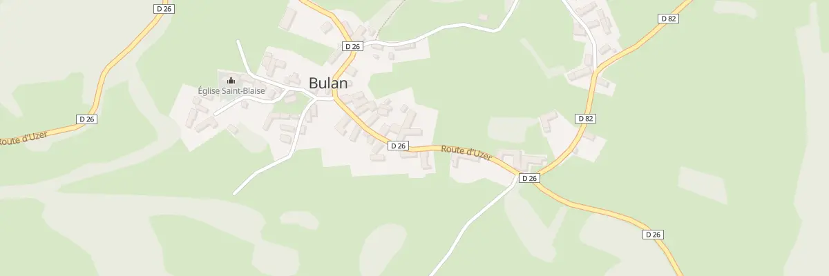 Plan du 5034 Le Village à Bulan