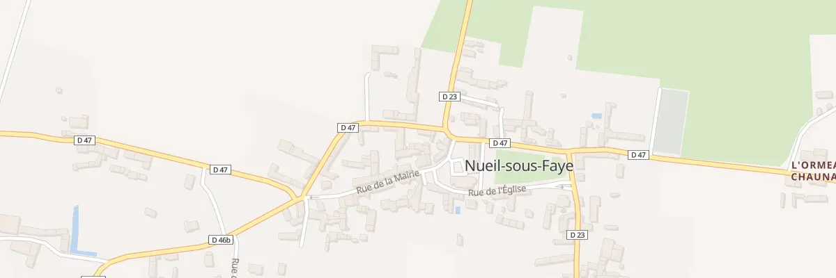 Plan du 3 Rue du Chateau à Nueil-sous-Faye