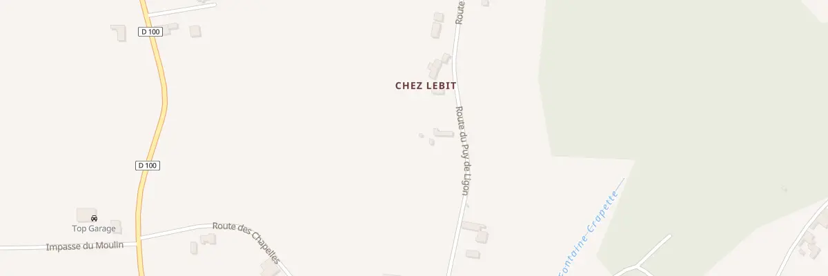Plan du 269 Rte du Puy de Ligon à Saint-Paul-Lizonne