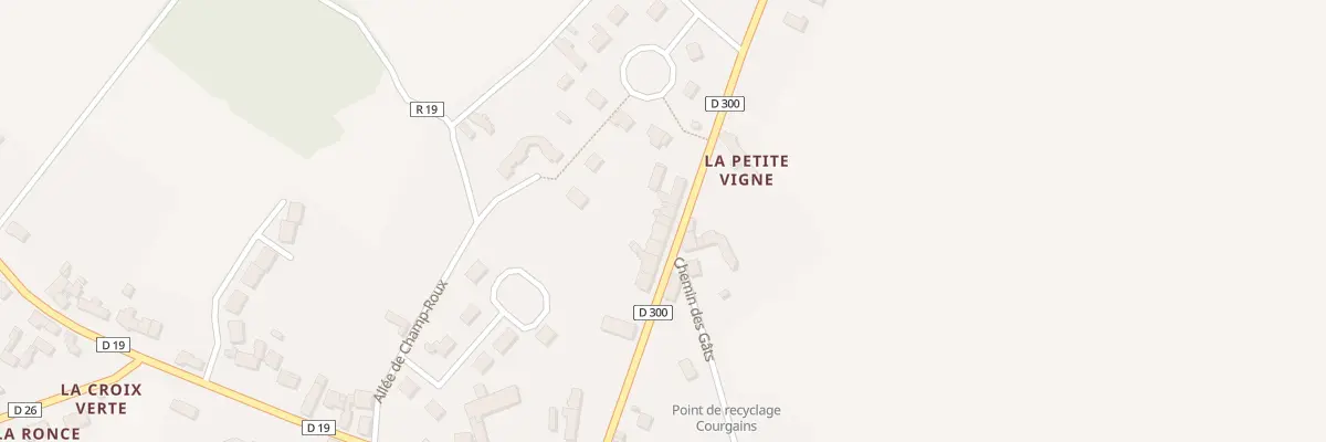 Plan du 19 Rue de Mamers à Courgains