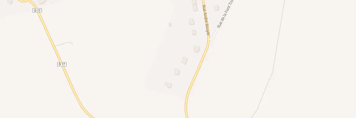 Plan du 74 Rue André Bouyer à Villebois-Lavalette